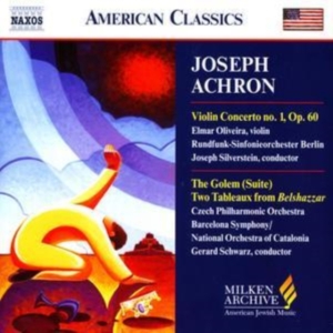 Achron Joseph - Violin Conserto No 1 in der Gruppe CD bei Bengans Skivbutik AB (2010310)