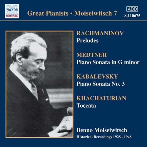 Various - Moiseiwitsch Vol 7 in der Gruppe CD / Bestseller bei Bengans Skivbutik AB (2010364)