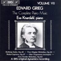 Grieg Edvard - Complete Piano Music Vol 7 in der Gruppe CD bei Bengans Skivbutik AB (2010689)