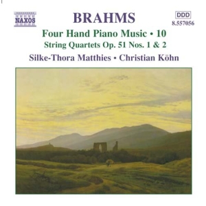 Brahms Johannes - Four Hand Piano Music 10 in der Gruppe CD bei Bengans Skivbutik AB (2010743)