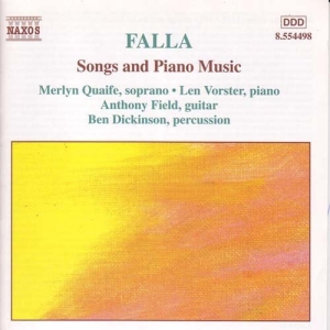 Falla Manuel De - Vocal & Piano in der Gruppe CD bei Bengans Skivbutik AB (2010772)