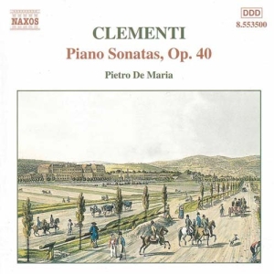 Clementi Muzio - Piano Sonatas Op 40 in der Gruppe CD bei Bengans Skivbutik AB (2010847)