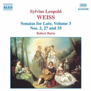 Weiss Silvius Leopold - Sonatas For Lute Vol 3 in der Gruppe CD bei Bengans Skivbutik AB (2010860)