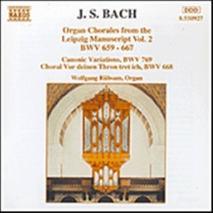 Bach Johann Sebastian - Organ Chorales Vol 2 in der Gruppe Externt_Lager / Naxoslager bei Bengans Skivbutik AB (2010864)