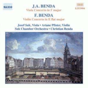 Benda J/Benda F - Viola & Violin Concertos in der Gruppe CD bei Bengans Skivbutik AB (2010885)