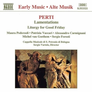 Perti Giacomo Antonio - Lamentations in der Gruppe CD bei Bengans Skivbutik AB (2010900)