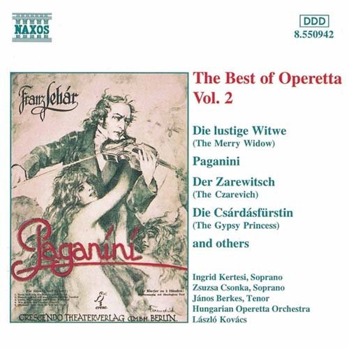 Various - The Best Of Operetta Vol 2 in der Gruppe CD / Bestseller bei Bengans Skivbutik AB (2011046)