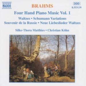 Brahms Johannes - Four Hand Piano Music 1 in der Gruppe CD bei Bengans Skivbutik AB (2011051)