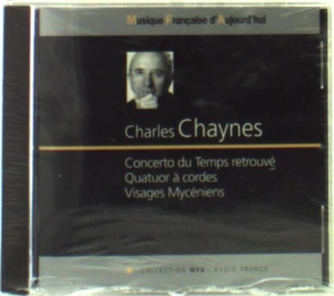 Chaynes Charles - Concerto Du Temps Retrouvé in der Gruppe CD bei Bengans Skivbutik AB (2011542)