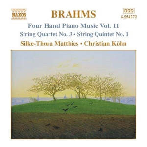Brahms Johannes - Four Hand Piano Music 11 in der Gruppe CD bei Bengans Skivbutik AB (2011758)