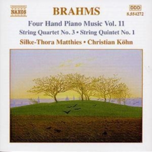 Brahms Johannes - Four Hand Piano Music 11 in der Gruppe CD bei Bengans Skivbutik AB (2011758)