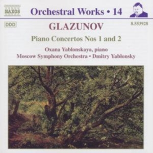 Glazunov Alexander - Piano Concertos 1 & 2 in der Gruppe CD bei Bengans Skivbutik AB (2011760)