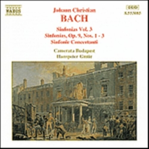 Bach Johann Christian - Sinfonias Vol 3 in der Gruppe CD bei Bengans Skivbutik AB (2011789)