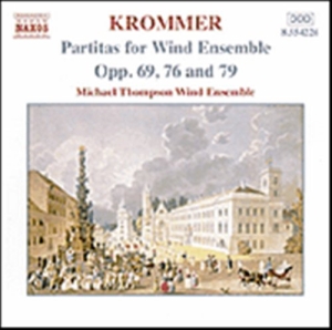 Krommer Franz - Partitas For Wind Ens in der Gruppe CD bei Bengans Skivbutik AB (2011805)