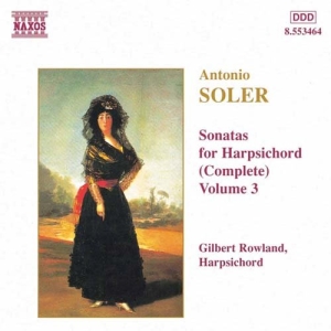 Soler Antonio - Sonatas For Harpsichord Vol 3 in der Gruppe CD bei Bengans Skivbutik AB (2011820)