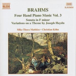 Brahms Johannes - Four Hand Piano Music 3 in der Gruppe CD bei Bengans Skivbutik AB (2011829)