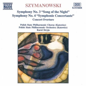 Szymanowski Karol - Symphonies 3 & 4 in der Gruppe Externt_Lager / Naxoslager bei Bengans Skivbutik AB (2011865)