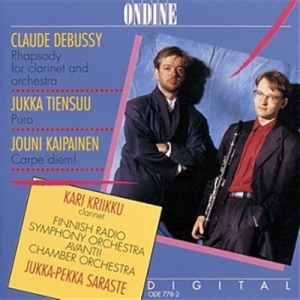 Debussy Tiensuu Ka - Works For Clarinet And Orchest in der Gruppe CD bei Bengans Skivbutik AB (2011948)