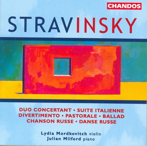 Stravinsky - Works For Violin & Piano in der Gruppe CD / Klassiskt bei Bengans Skivbutik AB (2012264)