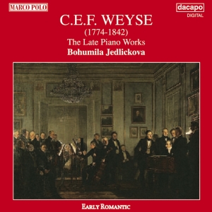 Weyse Christoph Ernst Friedri - Etuder For Klaver in der Gruppe CD bei Bengans Skivbutik AB (2012568)