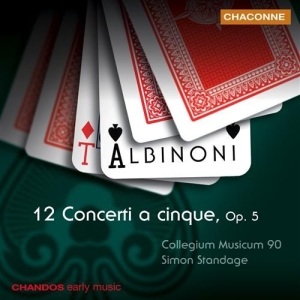 Albinoni - 12 Concerti A Cinque in der Gruppe CD bei Bengans Skivbutik AB (2012764)