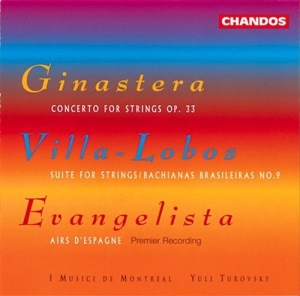 Ginastera/Villa Lobos/Evangeli - Music For Strings in der Gruppe CD bei Bengans Skivbutik AB (2013047)