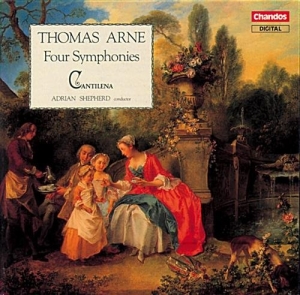 Arne - Symphonies No. 1 & 4 in der Gruppe CD bei Bengans Skivbutik AB (2013117)