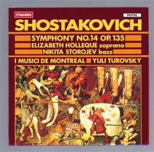 Shostakovich - Symphony No. 14 in der Gruppe CD / Klassiskt bei Bengans Skivbutik AB (2013119)