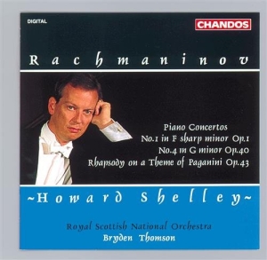 Rachmaninov - Piano Concertos 1 & 4 in der Gruppe CD bei Bengans Skivbutik AB (2013223)