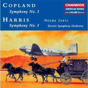 Copland / Harris - Symphonies in der Gruppe Externt_Lager / Naxoslager bei Bengans Skivbutik AB (2013500)