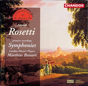 Rosetti - Symphonies in der Gruppe CD bei Bengans Skivbutik AB (2013511)