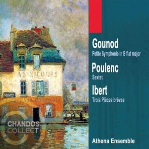 Gounod / Poulenc / Ibert - Athena Ensemble in der Gruppe CD bei Bengans Skivbutik AB (2013521)