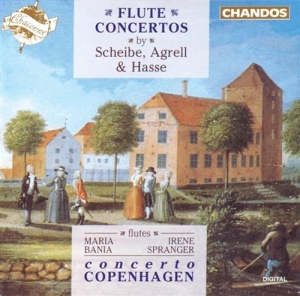 Scheibe / Hasse / Agrell - Flute Concertos in der Gruppe CD bei Bengans Skivbutik AB (2013605)