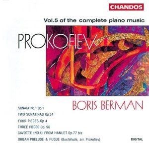 Prokofiev - Piano Music Vol 5 in der Gruppe CD bei Bengans Skivbutik AB (2013634)