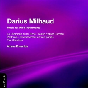 Milhaud - Athena Ensemble in der Gruppe CD bei Bengans Skivbutik AB (2013639)