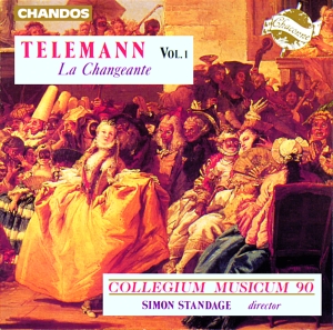 Telemann - La Changeante in der Gruppe CD bei Bengans Skivbutik AB (2013715)