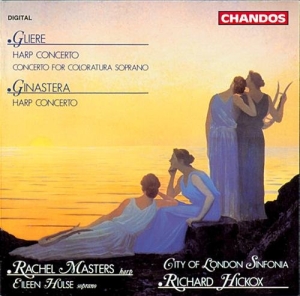 Gliere / Ginastera - Harp Works in der Gruppe Externt_Lager / Naxoslager bei Bengans Skivbutik AB (2013929)