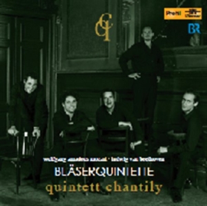 Mozart/Beethoven - Blaaserquintette in der Gruppe CD bei Bengans Skivbutik AB (2014689)