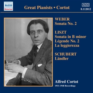 Weber / Schubert / Liszt - Cortot in der Gruppe CD bei Bengans Skivbutik AB (2014704)