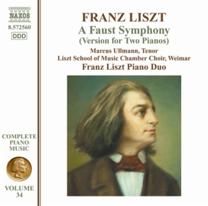Liszt - Faust Symphony Version For Two Pian in der Gruppe CD bei Bengans Skivbutik AB (2015133)