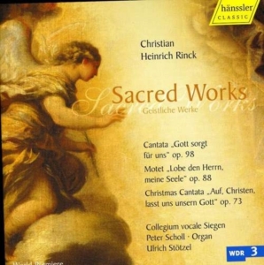 Rinck Christian H - Sacred Works - Geistliche Werke in der Gruppe CD bei Bengans Skivbutik AB (2015182)