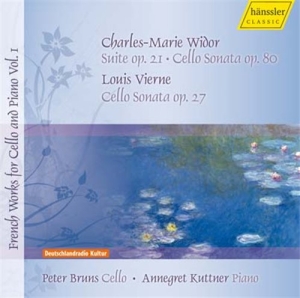 Vierne Widor - V 1: French Works For Cello And Pia in der Gruppe CD bei Bengans Skivbutik AB (2015197)