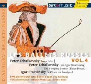 Stravinsky Tschaikovsky - V 4: Les Ballets Russes in der Gruppe CD bei Bengans Skivbutik AB (2015222)