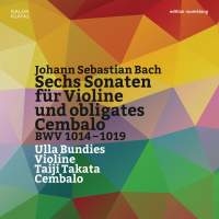 Bach - Sechs Sonaten For Violine in der Gruppe Externt_Lager / Naxoslager bei Bengans Skivbutik AB (2016272)