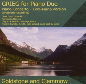 Griegedvard - Music For Piano Duo in der Gruppe CD bei Bengans Skivbutik AB (2016603)