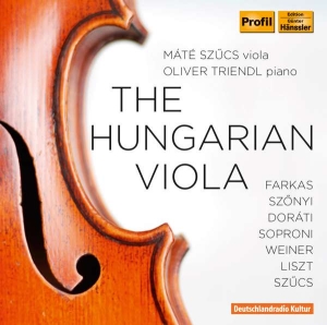 Various Composers - The Hungarian Viola in der Gruppe CD bei Bengans Skivbutik AB (2016901)