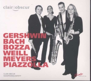 Clair-Obscur Saxophonequartett - Clair-Obscur in der Gruppe CD bei Bengans Skivbutik AB (2017098)