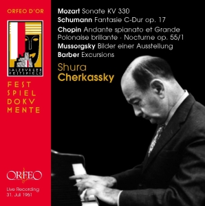 Chopin / Mozart / Schumann - Recital, Salzburg 1961 in der Gruppe CD bei Bengans Skivbutik AB (2017429)