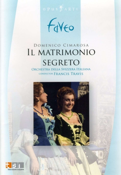 Cimarosa: Travis/Fissore - Il Matrimonio Segreto in der Gruppe Musik-DVD & Bluray bei Bengans Skivbutik AB (2033556)