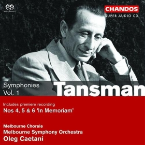 Tansman - Symphonies Vol. 1 in der Gruppe Externt_Lager / Naxoslager bei Bengans Skivbutik AB (2034564)
